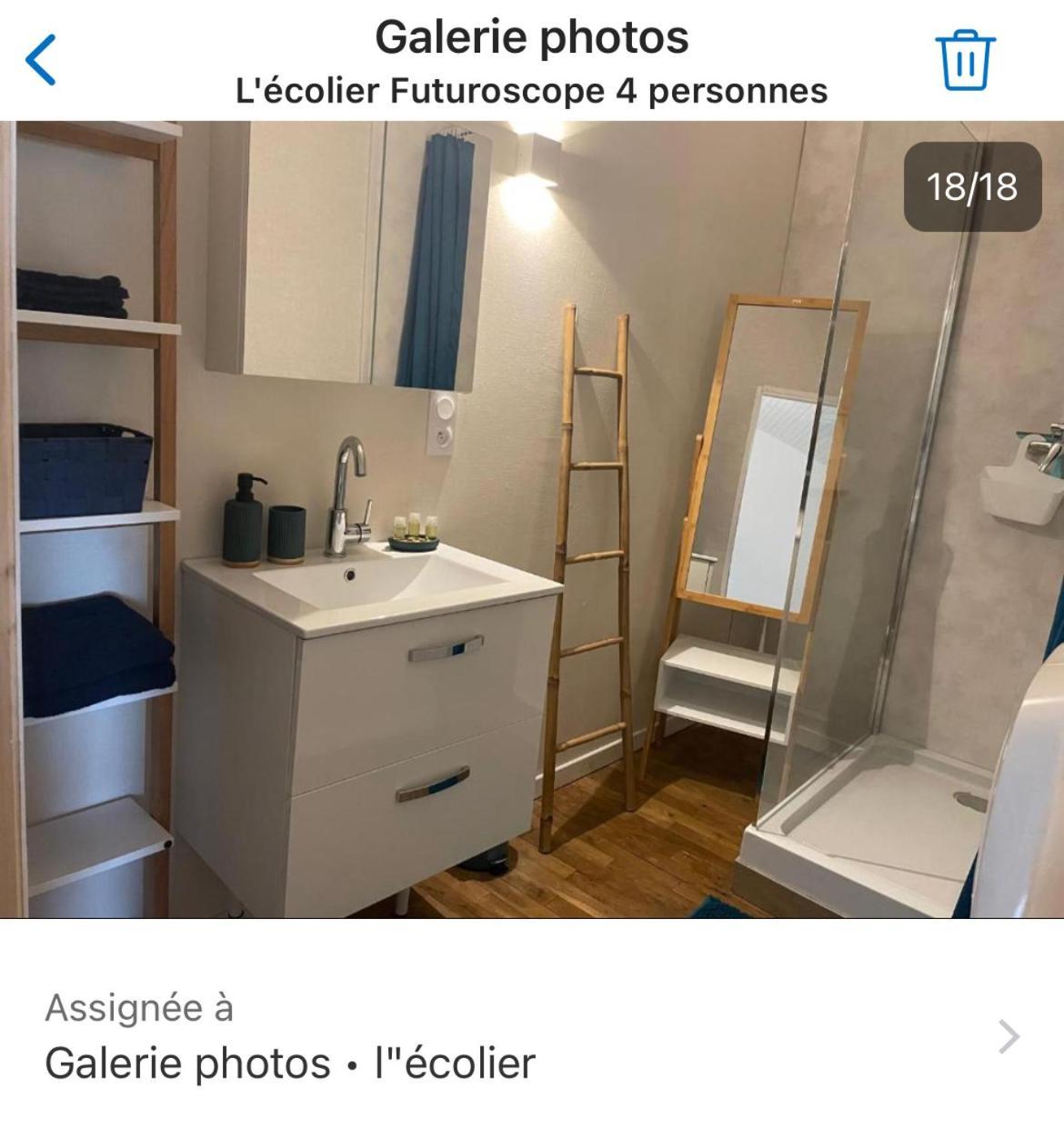 L'Ecolier Futuroscope 4 Personnes Apartment Beaumont  Exterior foto
